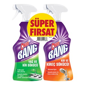 CILLIT BANG SPRAY SET 750 ML DIRT+750 ML OIL