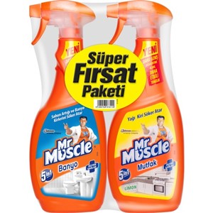 MR MUSCLE SPRAY SET 750 ML KITCHEN+ 750 ML BATH
