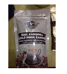 NURI TOPLAR SUTLU DIBEK KAHVESİ 250 GR bag (MILKY DIBEK COFFEE)